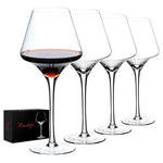 4-Pack Crystal Wine Glass w/ Long Stem