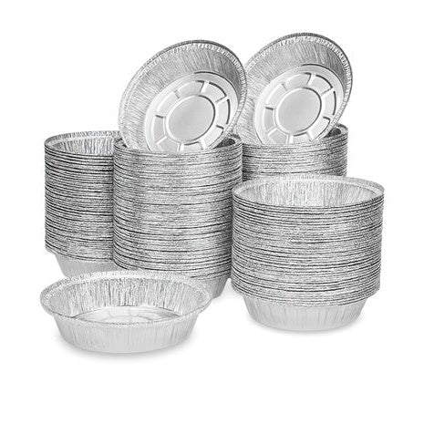 500 Round Disposable Aluminum Foil Pans on Sale (7”, 8”, or 9”)