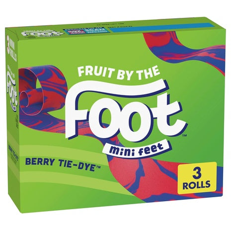 3 Fruit by the Foot Berry Tie-Dye Mini Snacks