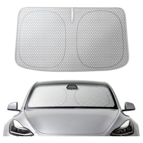 Wolfbox Foldable Sun Shade For Tesla Model Y And Model 3