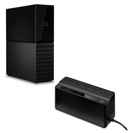 4TB WD My Book External Hard Drive & APC Battery Backup Bundle