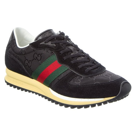 Gucci Men's Re-Motion GG Canvas & Suede Sneaker