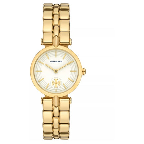 Tory Burch Women's The Kira Gold-Tone Stainless Steel Bracelet Watch