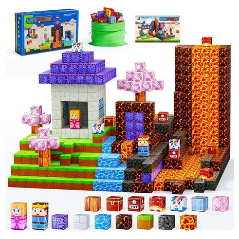 120 Magnetic Magic Portal Building Blocks