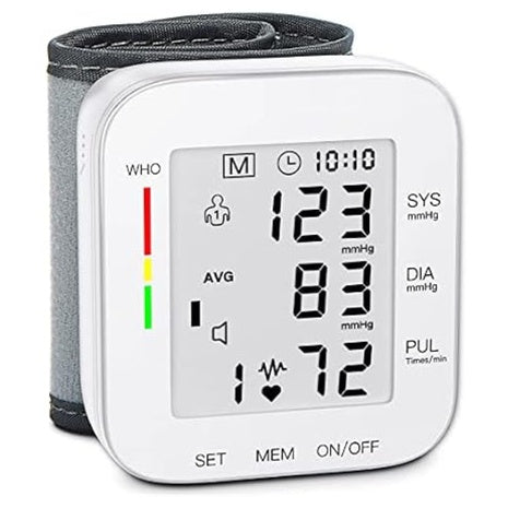 Mmizoo Large LCD Display Wrist Blood Pressure Monitor