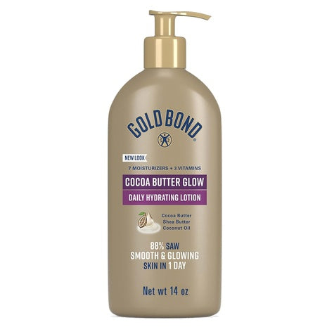 Gold Bond Cocoa Butter Glow Hydrating Lotion (14oz)