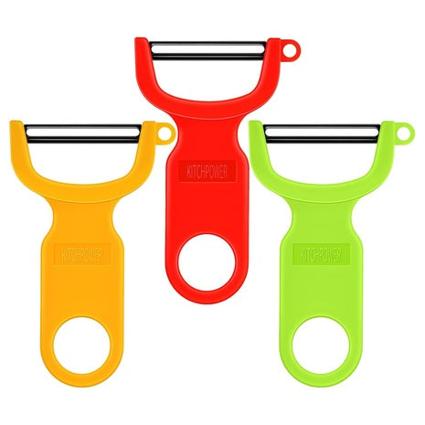 3 Carbon Steel Blade Vegetable Peelers
