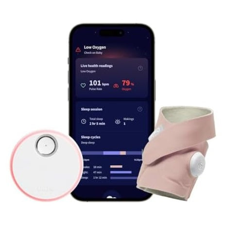 Owlet Dream Sock Smart Wearable Baby Monitor (2 Colors)