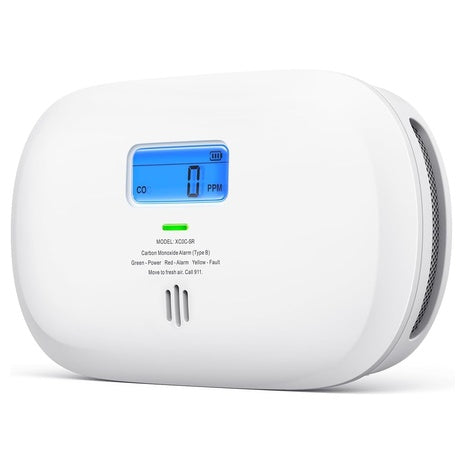 X-Sense Battery Powered Carbon Monoxide Detector with Digital Display