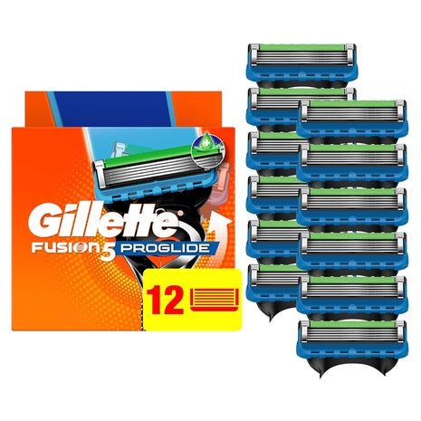 12-Pack Gillette ProGlide Razor Blade Refills
