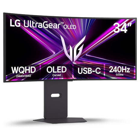 LG 34" UltraGear OLED Curved Gaming Monitor