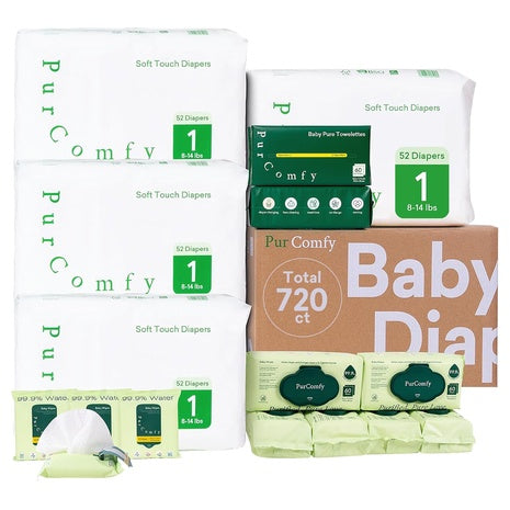 Huge Sale On PurComfy Baby Diapers and Wipes Bundles