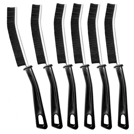 6-Piece Multifunctional Gap Hard Bristled Grout Crevice Cleaning Brush