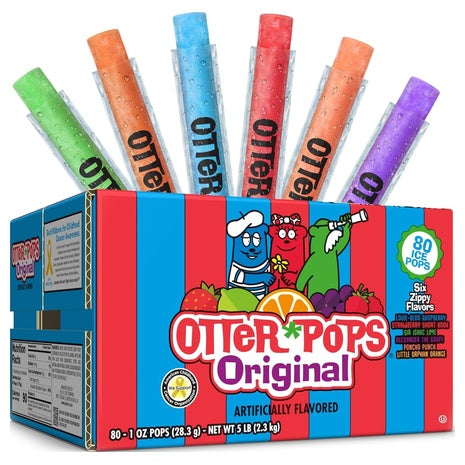 80 Otter Pops Freezer Bars