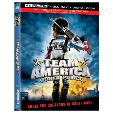 Team America: World Police [4K UHD + Blu-Ray + Digital Copy]