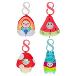 4-Pack Squishville Squishmallows with Style & Play Clip Costumes