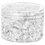 500 Clear Push Pins