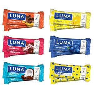 Pack of 12 Luna Bars, Variety Pack