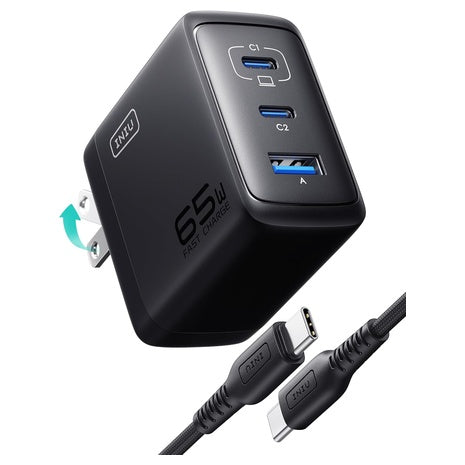 65W USB C Charger Block for Laptop, Mobile, and More