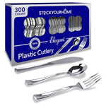 600 Heavy Duty Plastic Silverware Set