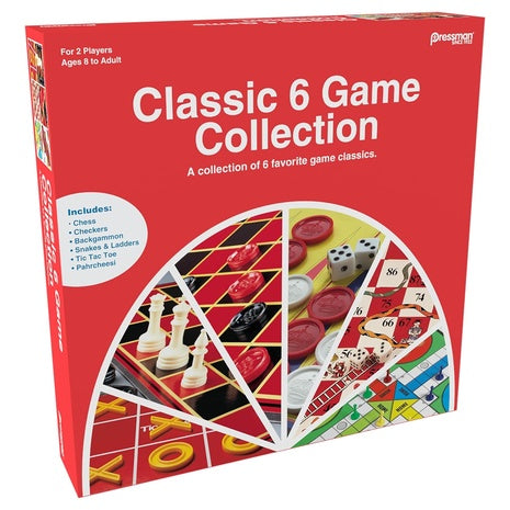 Pressman Classic 6 Game Collection