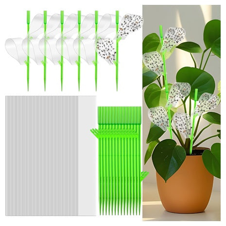 100-Piece Gnat Sticky Traps For Plants