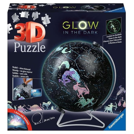 Ravensburger Glow-in-the-Dark 3D Puzzle Ball Starglobe
