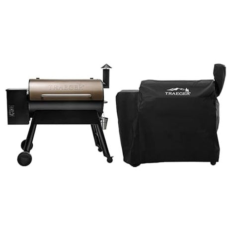 Traeger Pro 34 Pellet Grill & Smoker with Full-Length Cover
