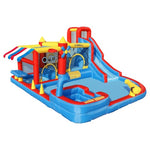 Gymmall Inflatable Water Slide Bounce House With 550W Blower