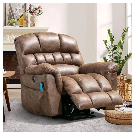 Wide Extra Large Power Lift Recliner Chair with Soothing Heat & Massage