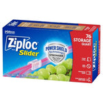 76 Ziploc Quart Food Storage Slider Bags