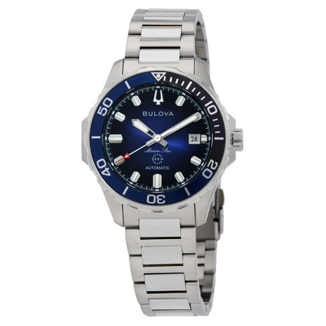 Bulova 41mm Marine Star Automatic Blue Dial Men's Watch