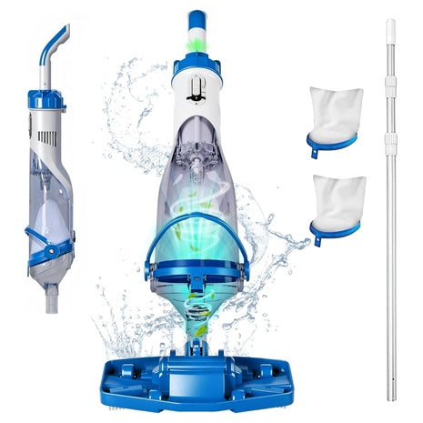 Cordless Handheld Pool Vacuum with Telescopic Pole