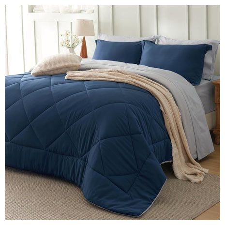 7-Piece Full Bed in a Bag Comforter Set