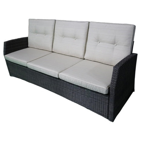 3 Seater Wicker Sofa
