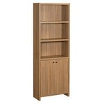 Mainstays Westley 5 Shelf Bookcase With Doors (3 Colors)