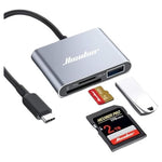 Hicober USB C To SD Micro SD Memory Card Reader