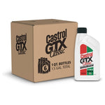 6 Bottles 1Qt Castrol GTX Classic 20W-50 Conventional Motor Oil