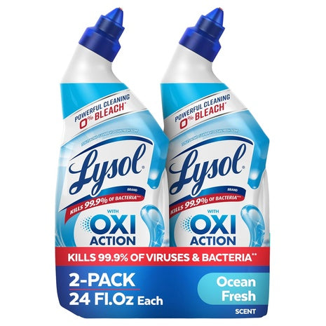 2-Pack 24-Oz Lysol Toilet Bowl Cleaner With Hydrogen Peroxide