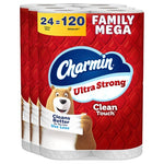 48 Family Mega Rolls (=240 Reg) Charmin Toilet Paper + $15 Rebate