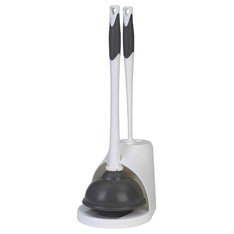Clorox Toilet Plunger and Brush Bowl Set