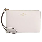Coach Outlet Corner Zip Pebbled Leather Wristlet