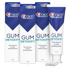 3-Pack 4.8oz Crest Pro-Health Gum Detoxify Deep Clean Toothpaste