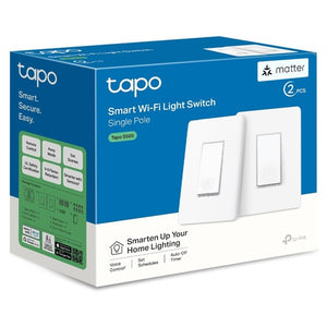 2 Pack Of TP-Link Tapo Matter Smart Light Switch