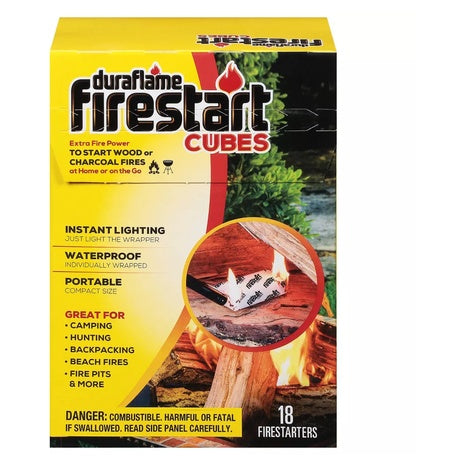 18 Duraflame Firestart Cubes