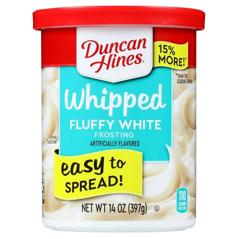 Duncan Hines Whipped Fluffy White Flavored Frosting