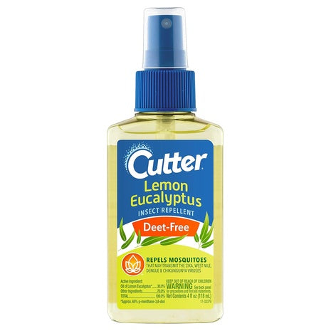 Cutter Lemon Eucalyptus Deet Free Insect Repellent (4 oz)