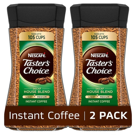 4-Pack Decaf Nescafe Taster’s Choice House Blend Instant Coffee