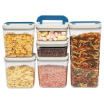 6 Flip-Lock Airtight Food Storage Containers