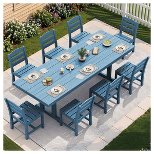 9 Piece HDPE Dining Set